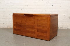Mid-Century Vintage Butcher Block Hope Chest