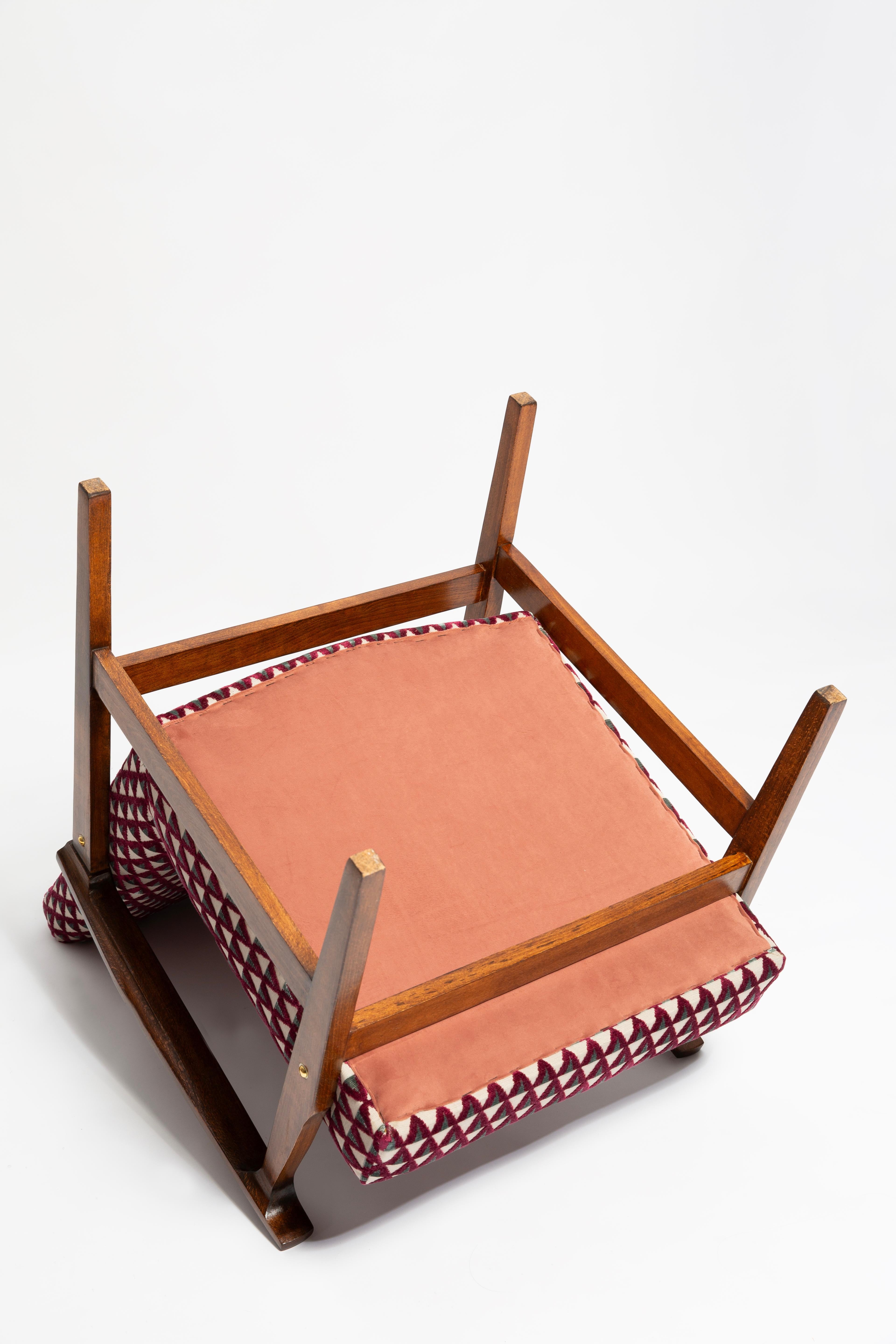 Poltrona Mid Century Vintage BW-14, velluto viola Amuleto Dedar, anni '60 in vendita 3