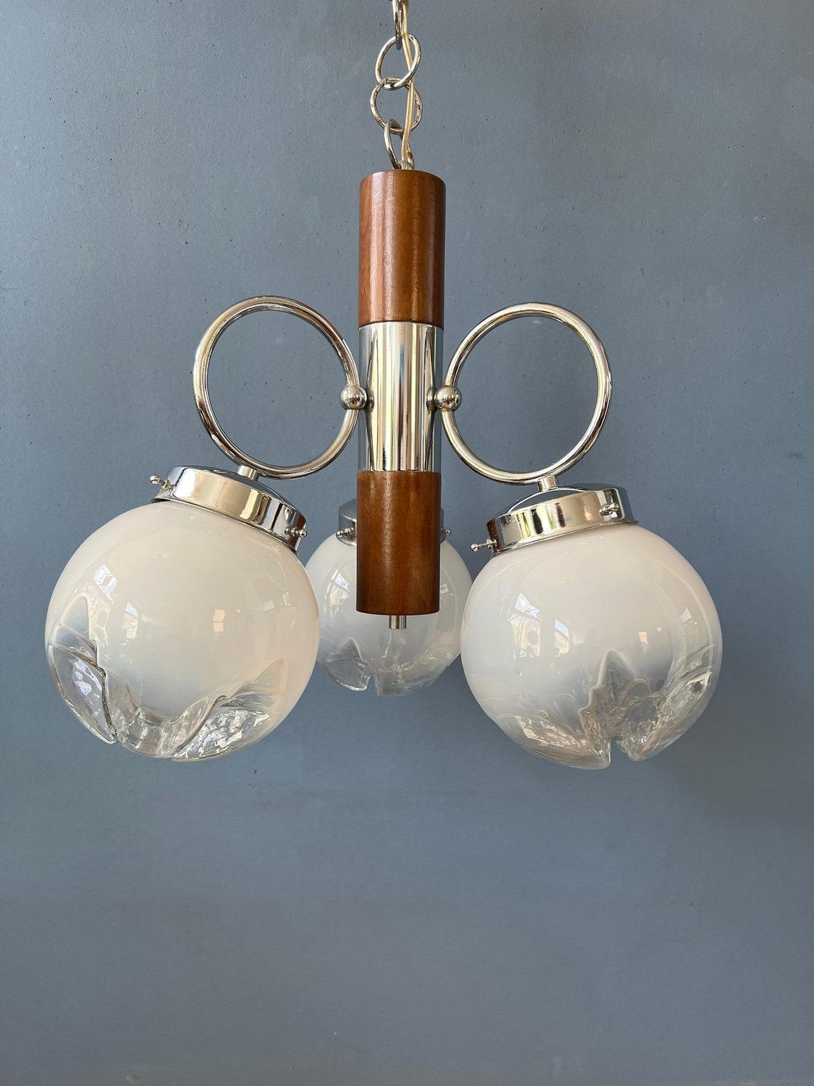 Glass Mid Century Vintage Ceiling Lamp by Mazzega Murano, 1970s For Sale