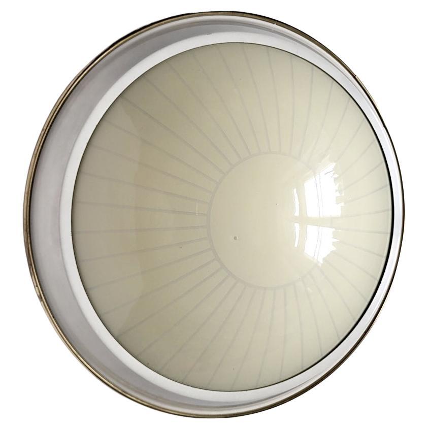 Mid Century Vintage Ceiling or Wall Light Flush Mount Sconce, 1950s