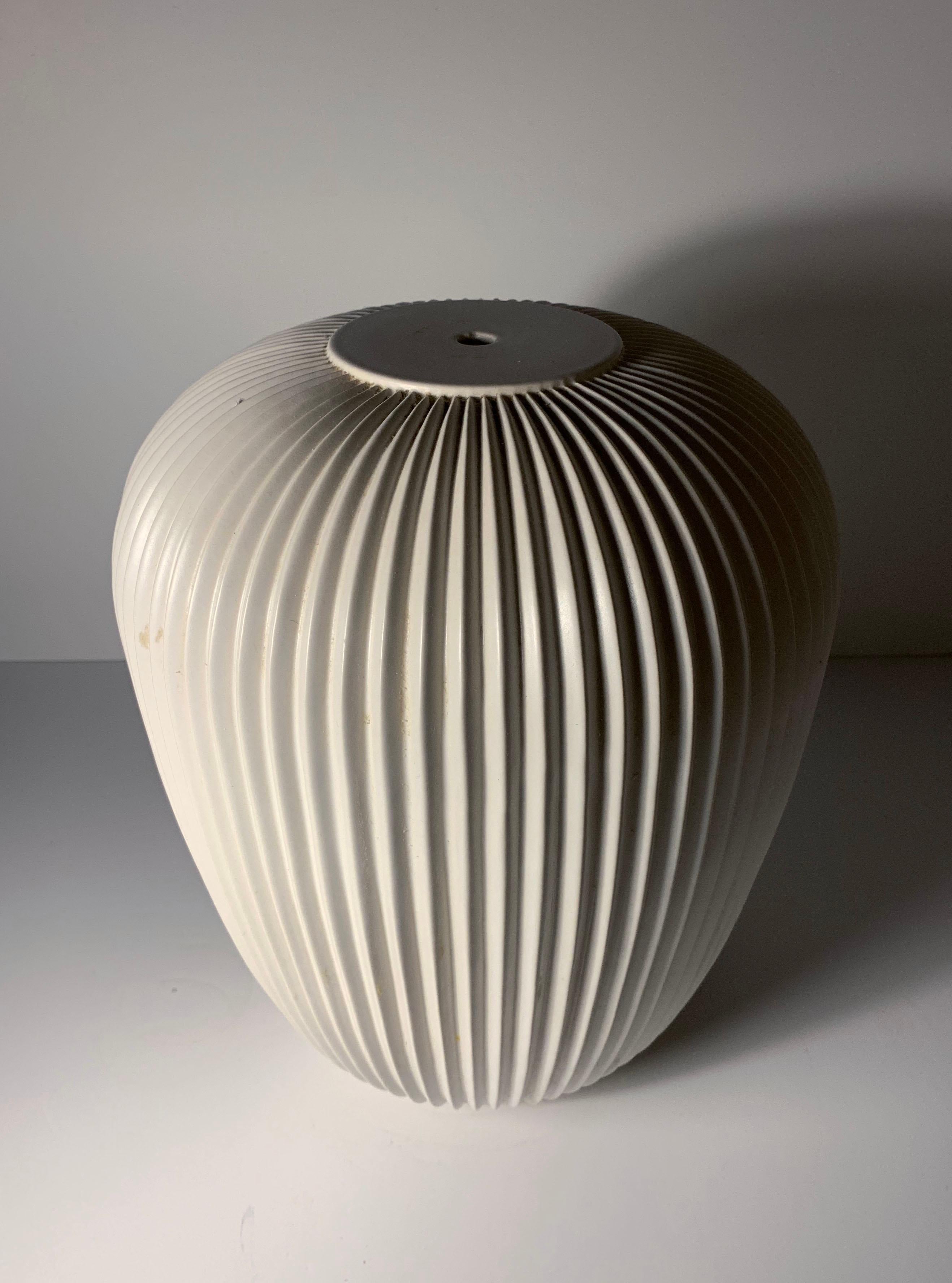 Vintage-Keramiklampe aus der Mitte des Jahrhunderts von Gerald Thurston für Lightolier (amerikanisch) im Angebot