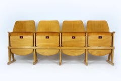 Mid-Century Vintage Cinema Chairs from Ton (Thonet), 1960s, Set of 7