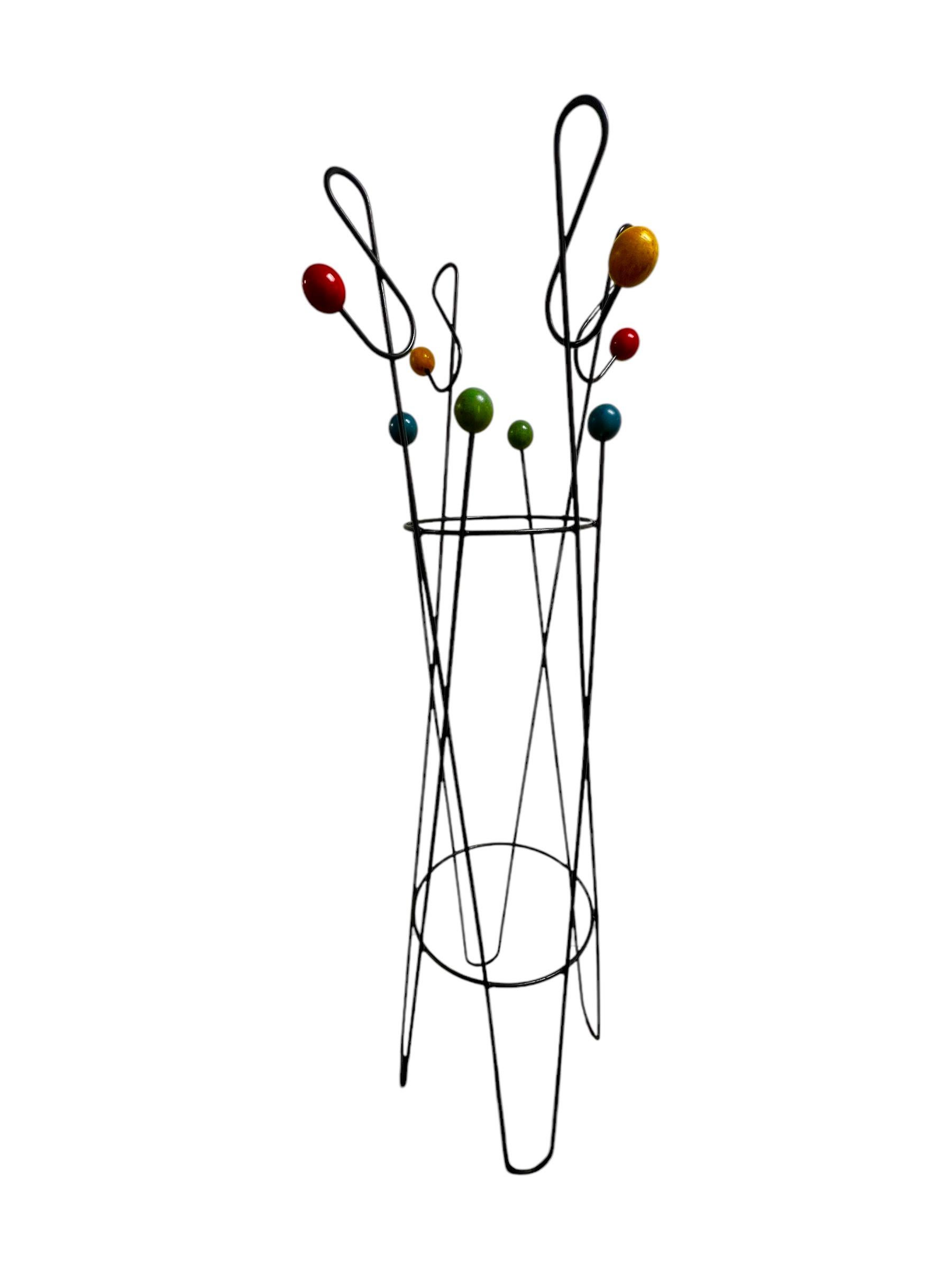 Mid-Century moderno Appendiabiti atomico 