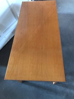 Midcentury Vintage Coffee Table with Acrylic Top