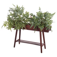 Mid-Century Vintage Danish Afromosia Wooden Planter