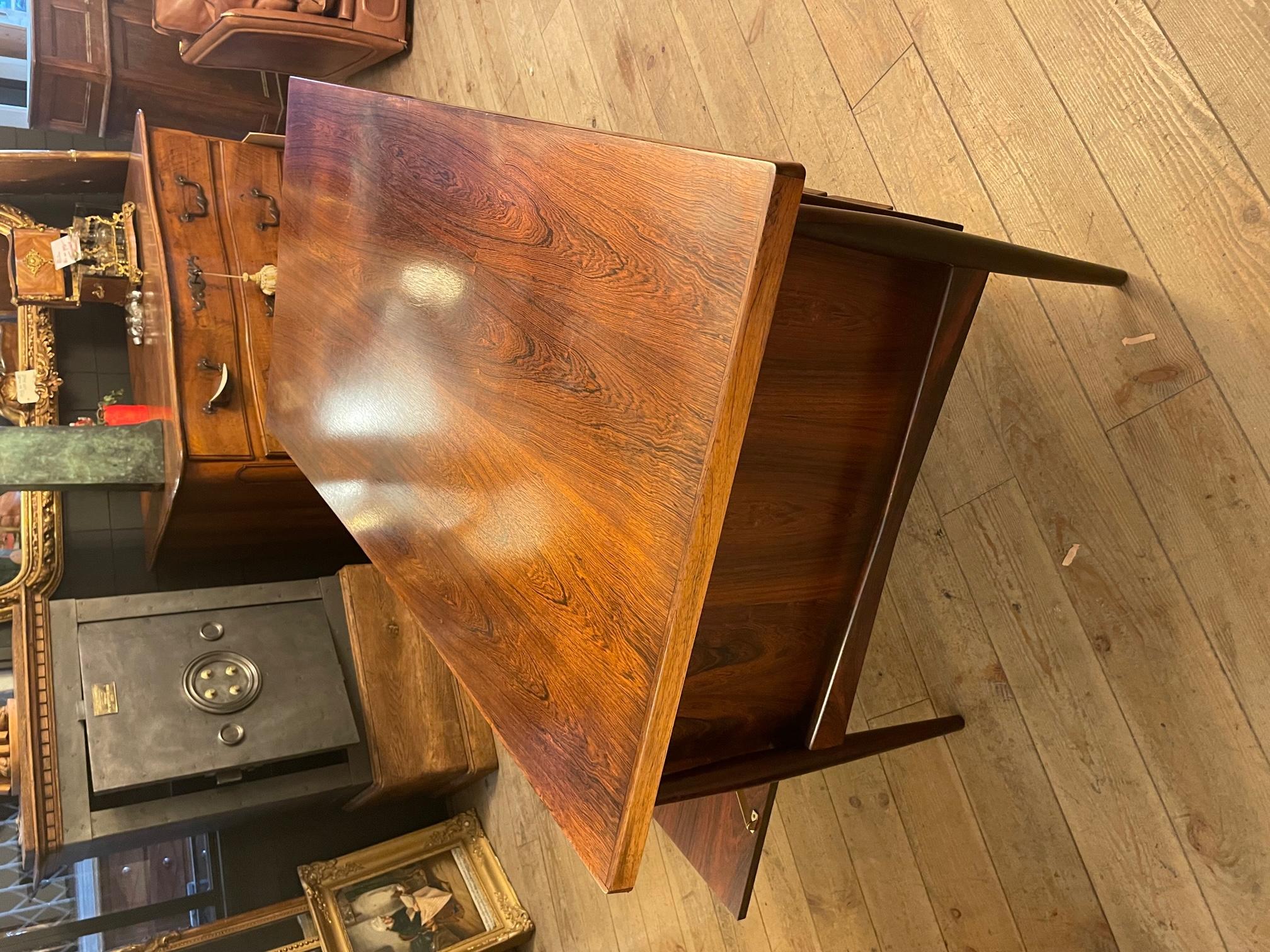 Mid Century Vintage Danish Rosewood Desk by Arne Vodder 5