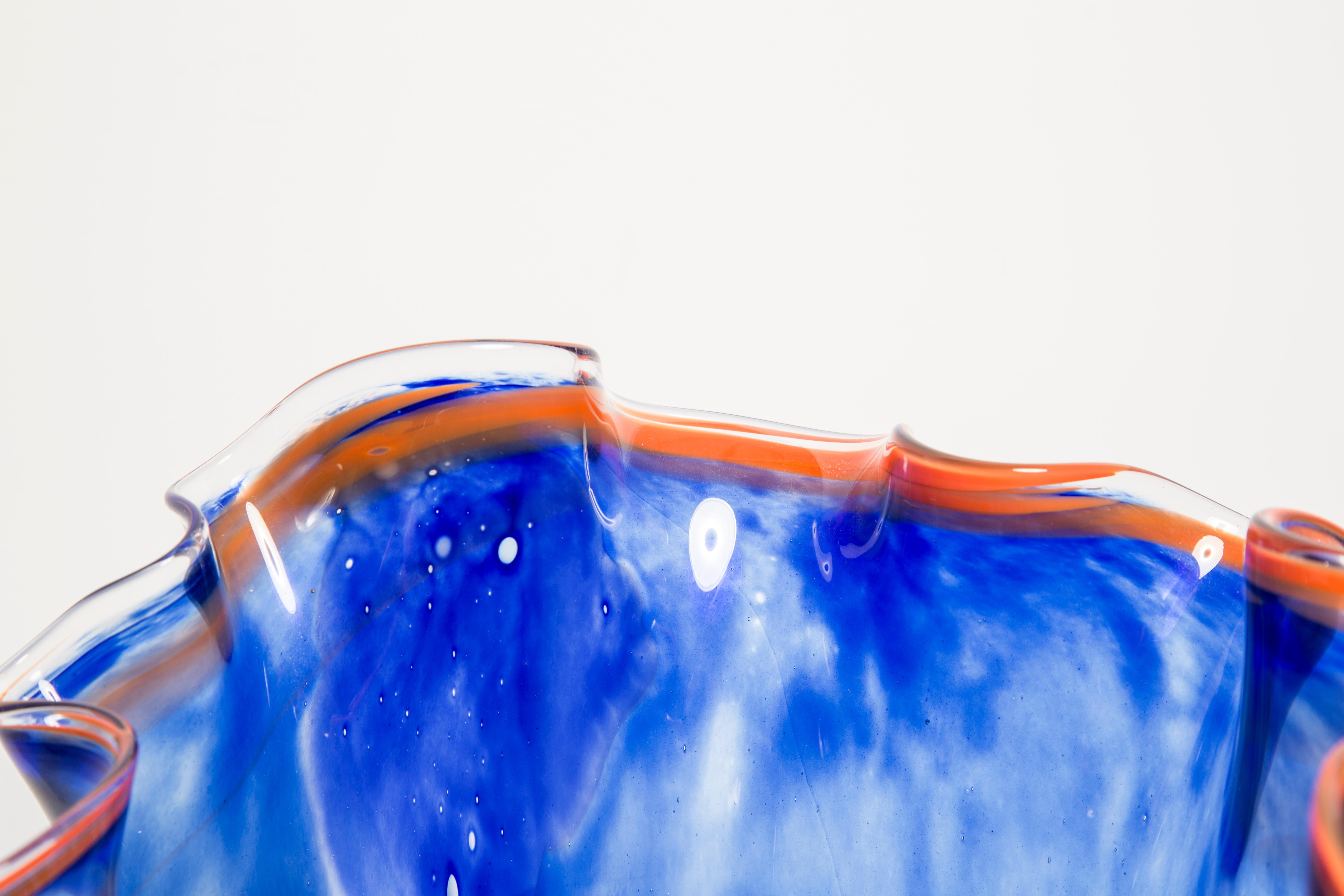 Mid-Century Modern Mid Century Vintage Dark Blue Vase, Italy, 1960s