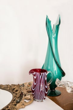 Mid Century Vintage Dark Red Small Vase, Europe, 1960s