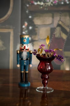 Mid Century Vintage Dark Red Vase, Europe, 1960s