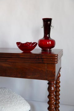 Mid Century Vintage Dark Red Vase, Europe, 1980s