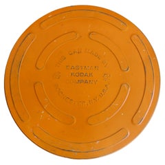 Mid Century Vintage Decorative Metal Box Movie Reel Case Kodak  collectable, 50s