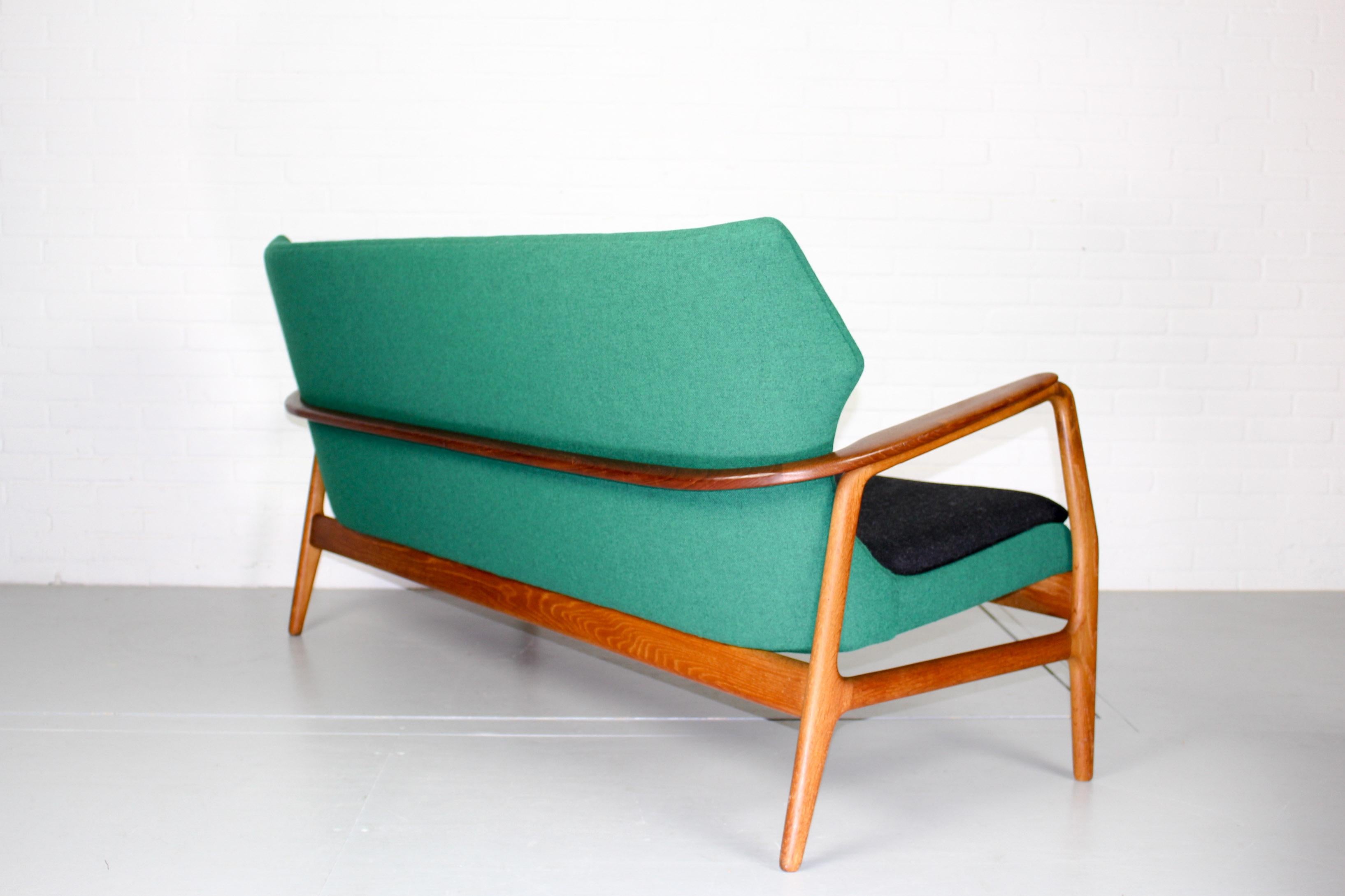 Dutch Midcentury Vintage Design Lounge Set Bovenkamp Sofa, Tables & Wingback Chair