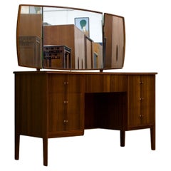 Mid Century Retro Dressing Table in Walnut from Vanson, 1960s