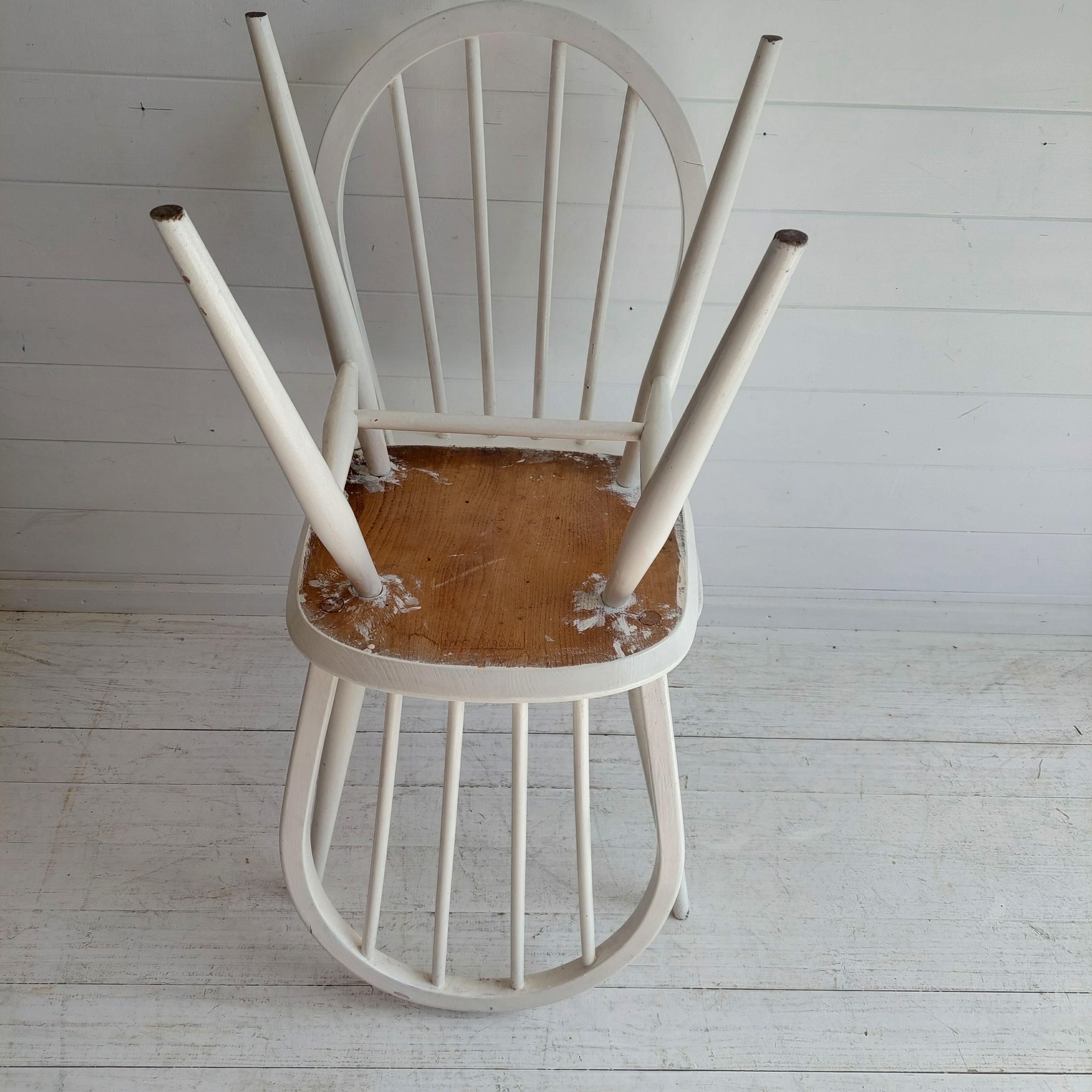 Mid Century Vintage Ercol Hoop Backed Dining Chairs Model 400, 1960's Set Of 2 For Sale 6