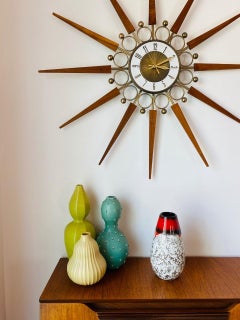 Midcentury Vintage Fat Lava Vase von Scheurich Keramik