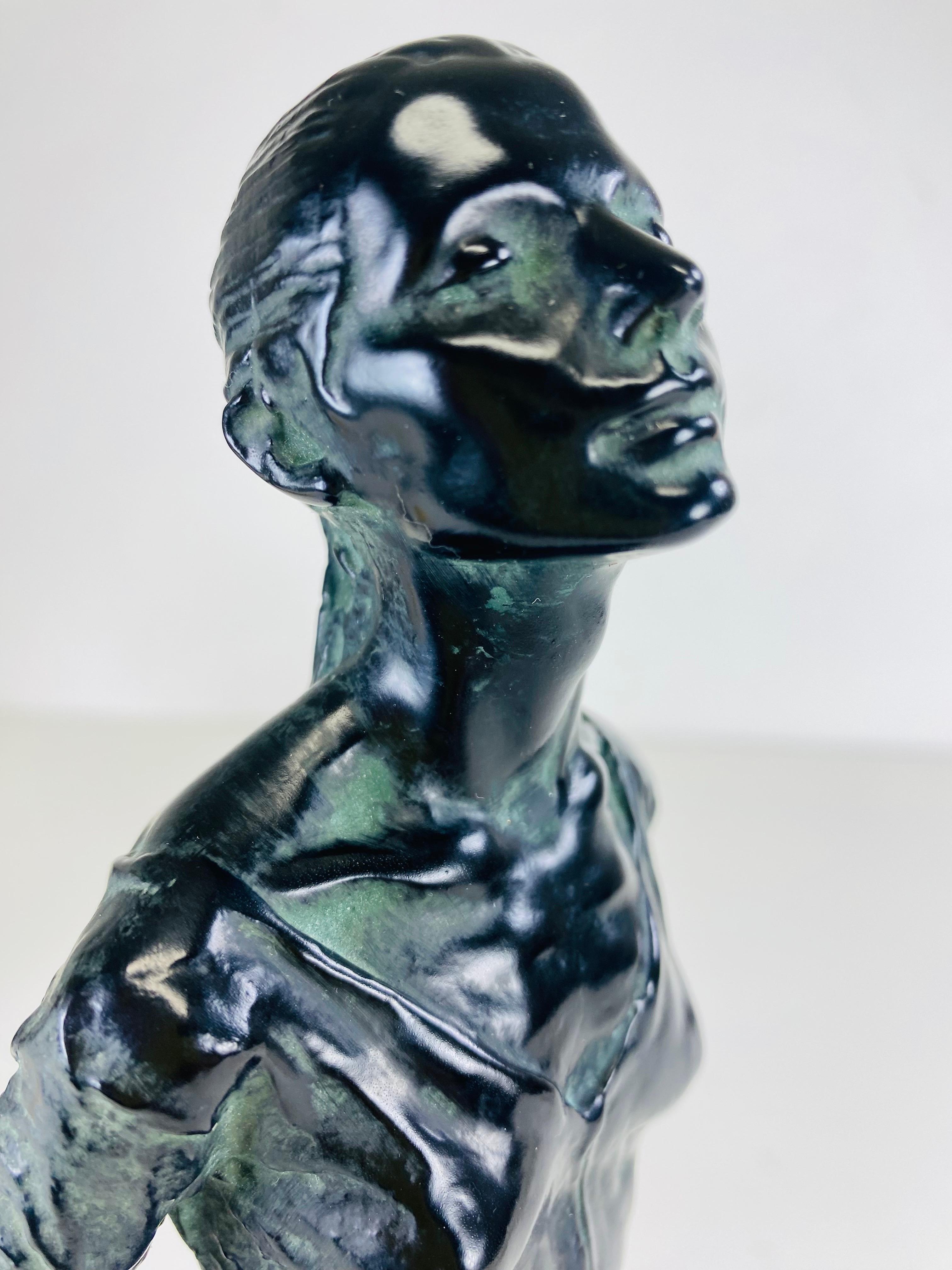 Skulptur einer Ballerina aus der Mitte des Jahrhunderts im Angebot 3