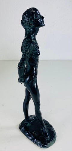 Mid-century vintage female ballerina sculpture