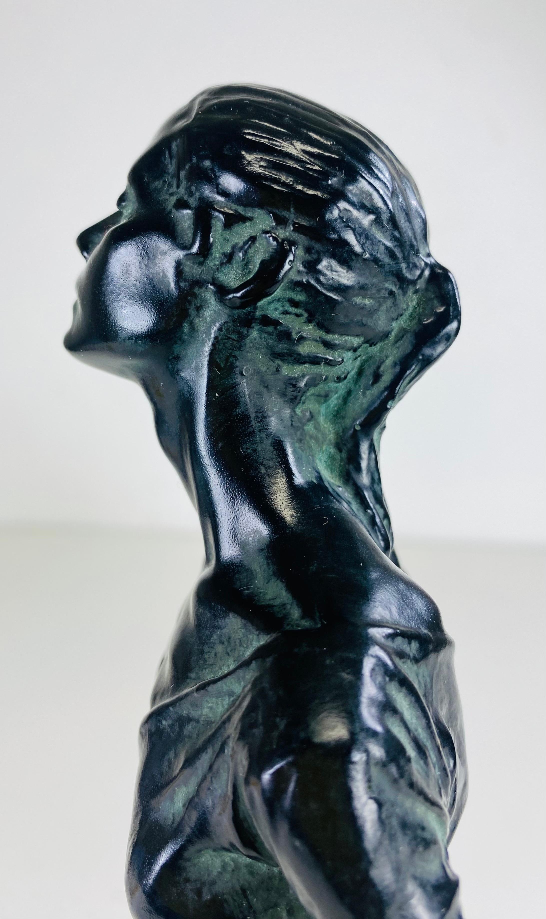 Skulptur einer Ballerina aus der Mitte des Jahrhunderts (Handgefertigt) im Angebot