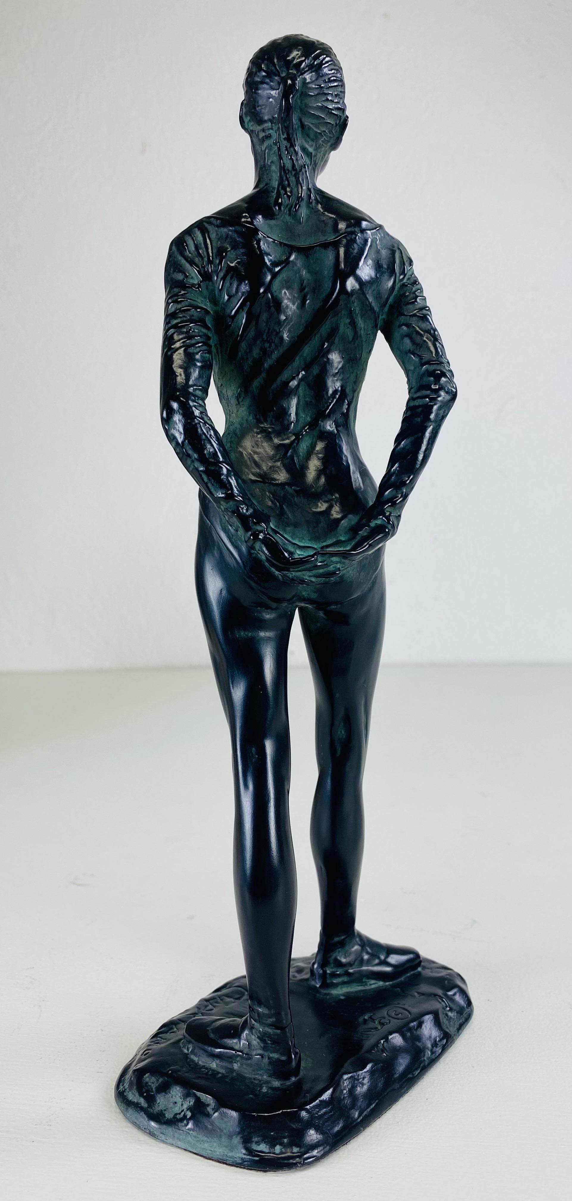 Skulptur einer Ballerina aus der Mitte des Jahrhunderts im Angebot 1