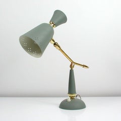 Lampada da tavolo francese vintage di metà secolo, anni '50