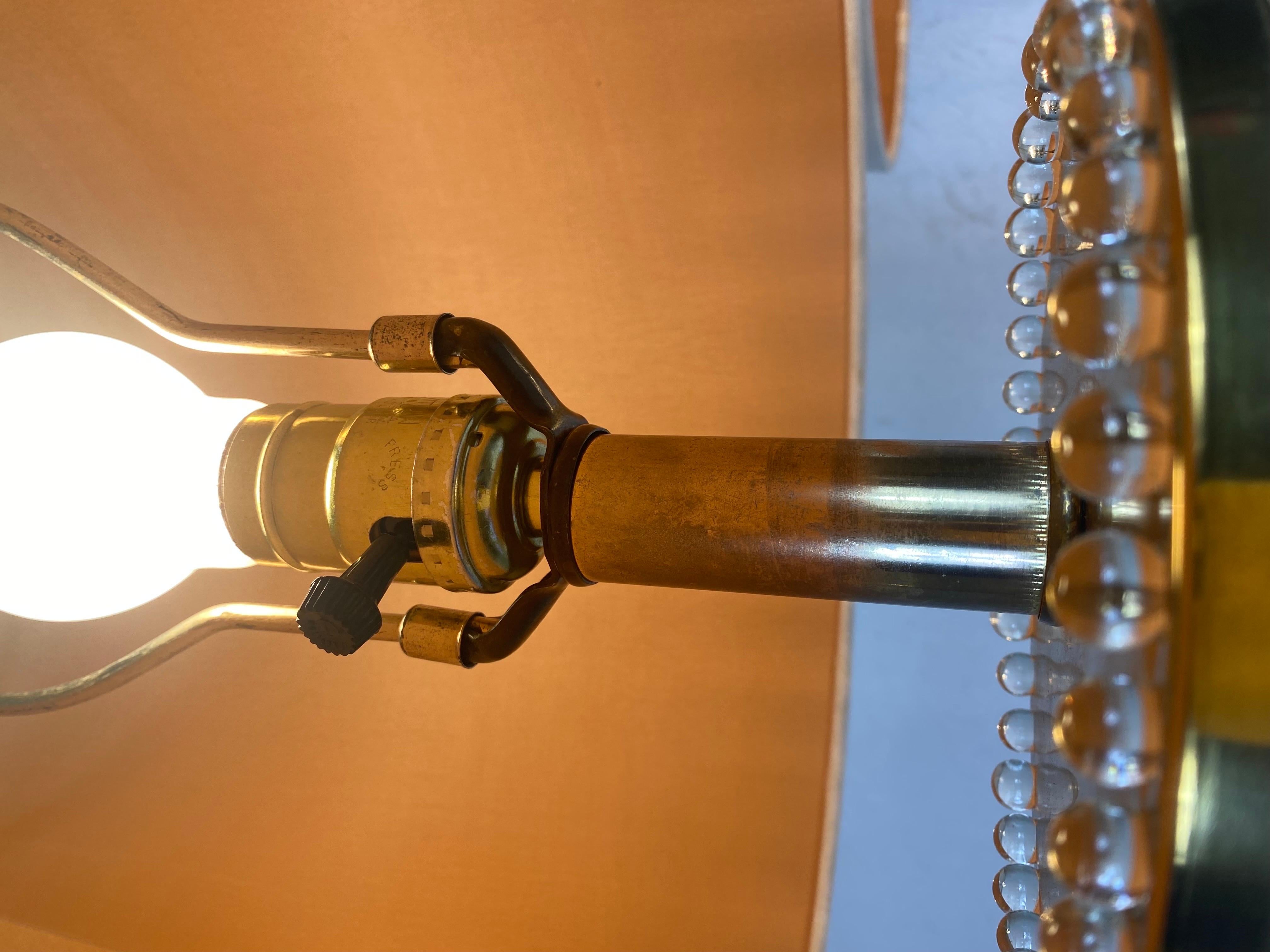 Midcentury Vintage Gaetano Sciolari for Lightolier Glass Rod Lamps/a Pair For Sale 4