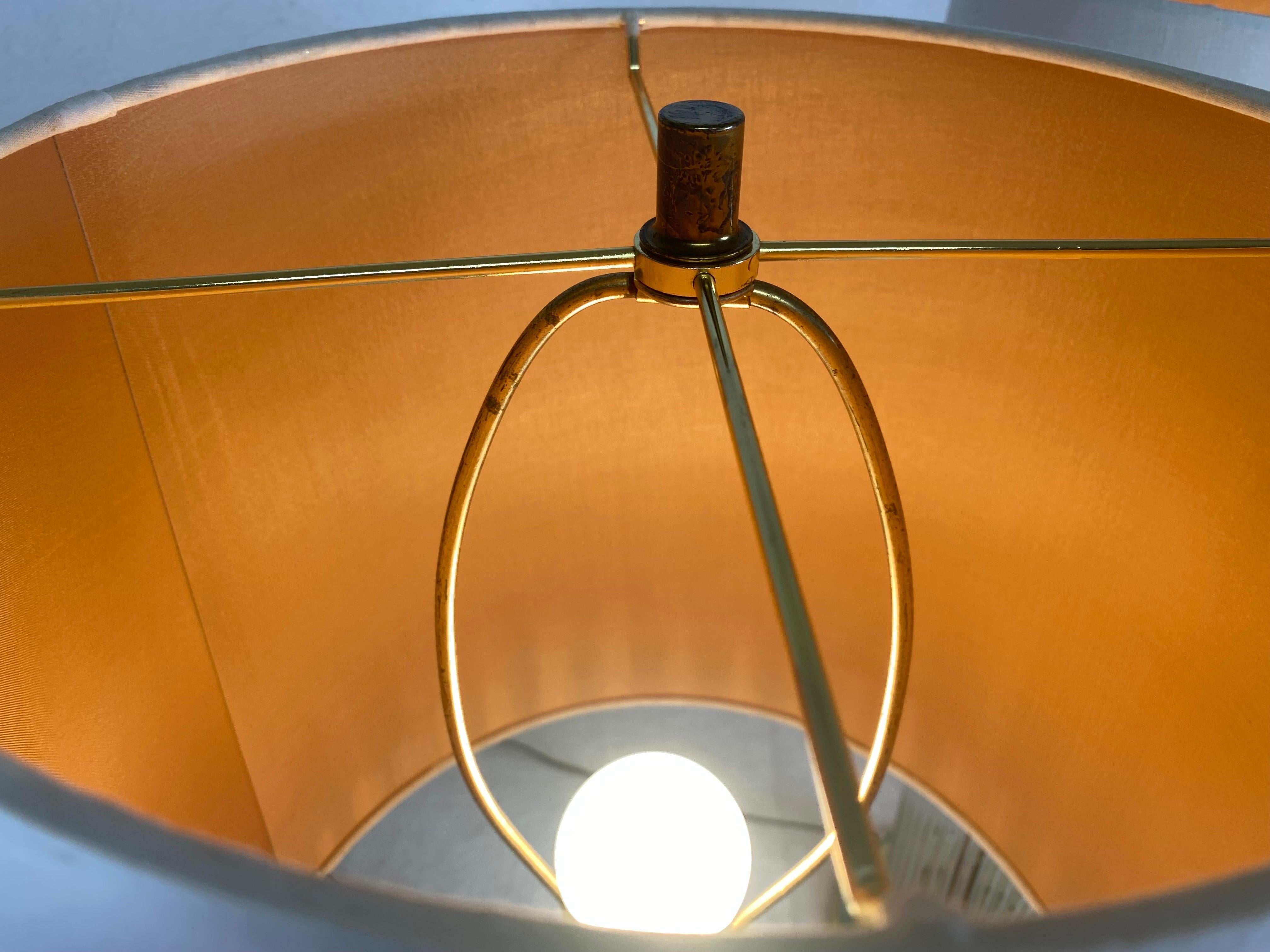 Midcentury Vintage Gaetano Sciolari for Lightolier Glass Rod Lamps/a Pair For Sale 3