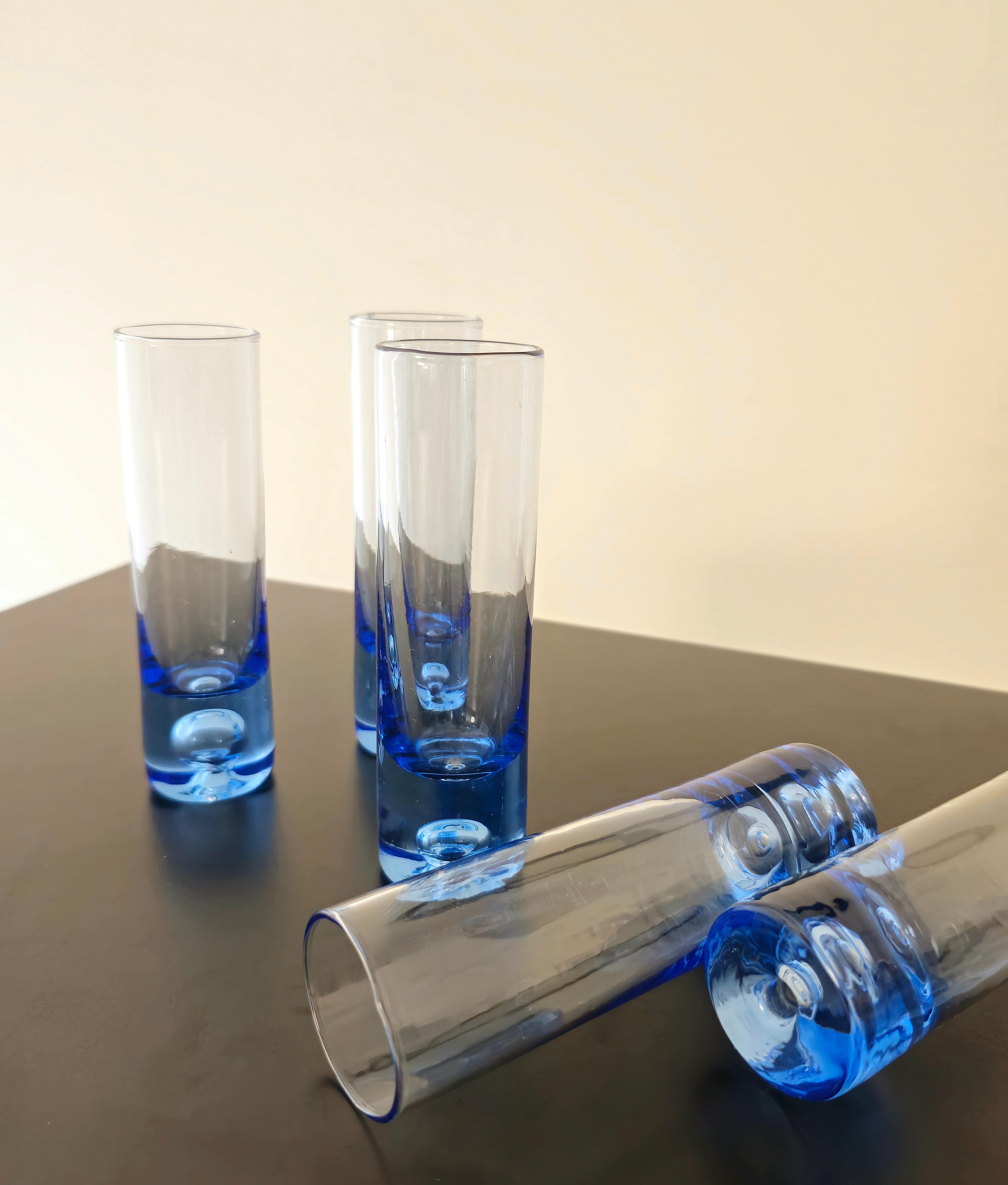 Ensemble de 6 verres à liqueur vintage du milieu du siècle dernier, design italien des années 1970 en vente 6