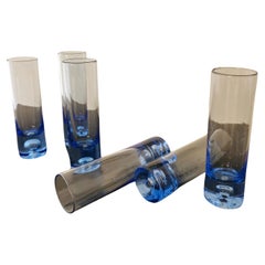 Ensemble de 6 verres à liqueur vintage du milieu du siècle dernier, design italien des années 1970