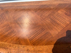Mid-century vintage hand carved French country  style walnut Chest of drawers