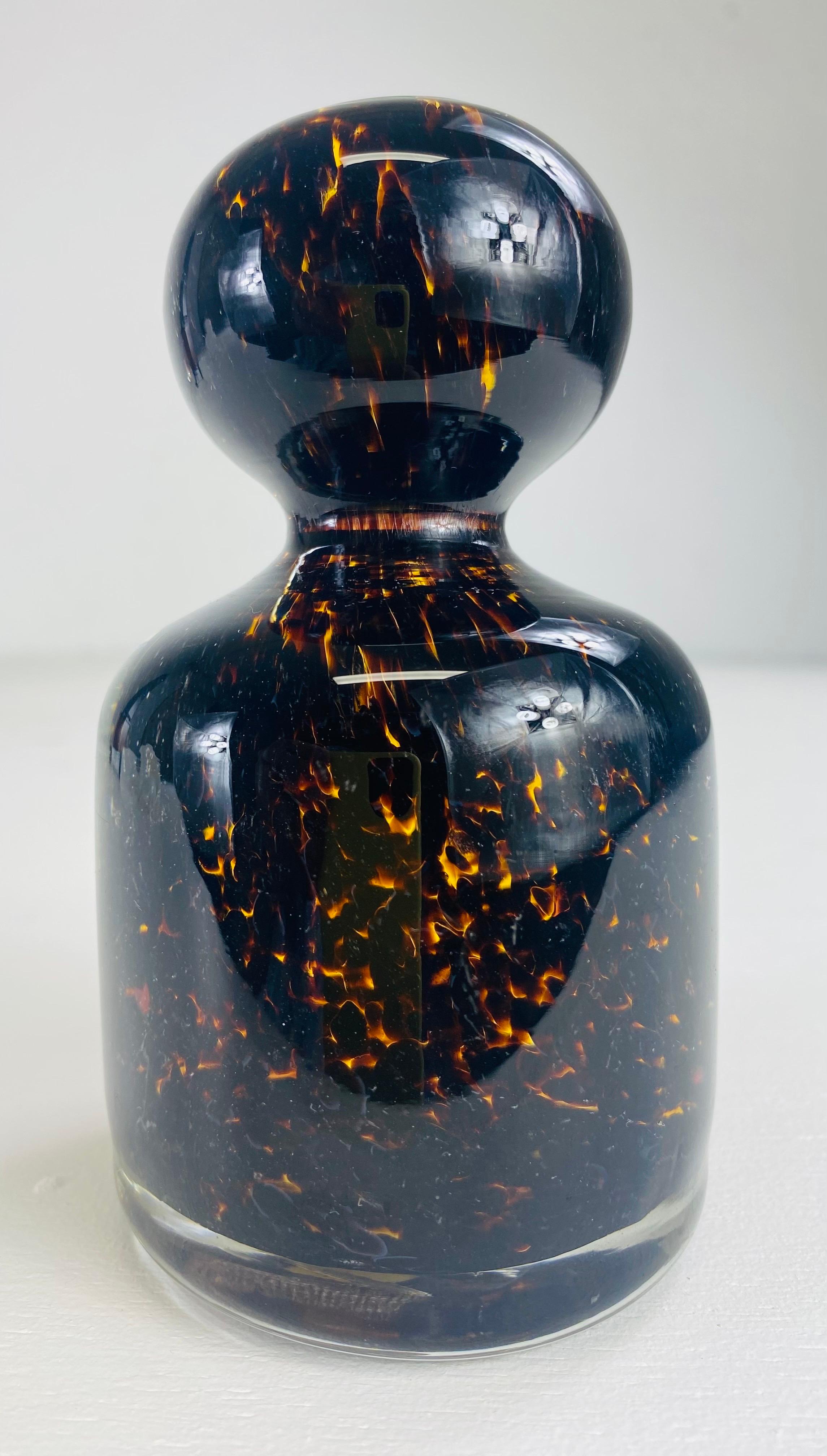 Mid century vintage handblown Murano glass paperweight For Sale 1