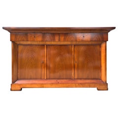 Handgefertigte italienische Kredenz aus Obstholz, Mitte des Jahrhunderts