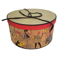Mid-Century Vintage Hat Box