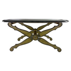 Mid-century vintage Italian Empire inspired side table