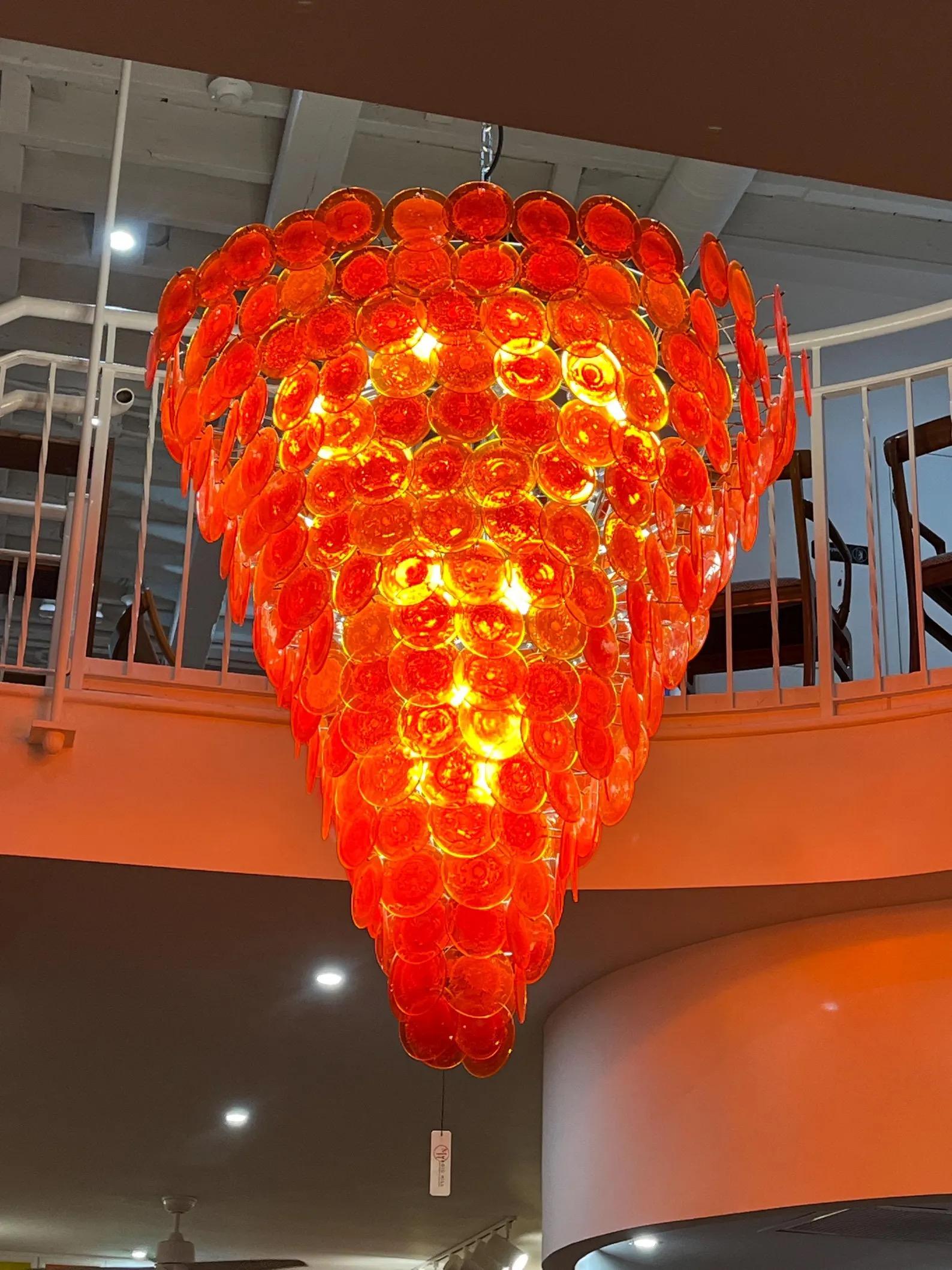 Italian Murano Chandelier 17 tiers, C. 2000 For Sale 2
