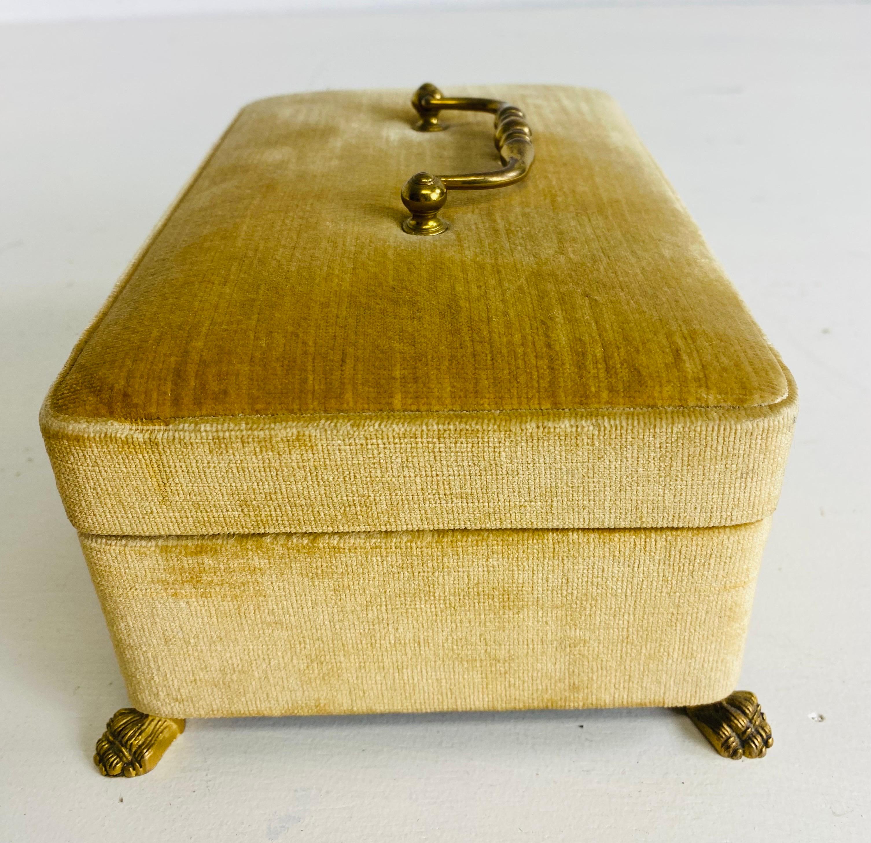 velvet covered box