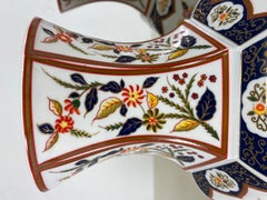 Midcentury Vintage Japanese Export Porcelain Imari Vases/ a Pair