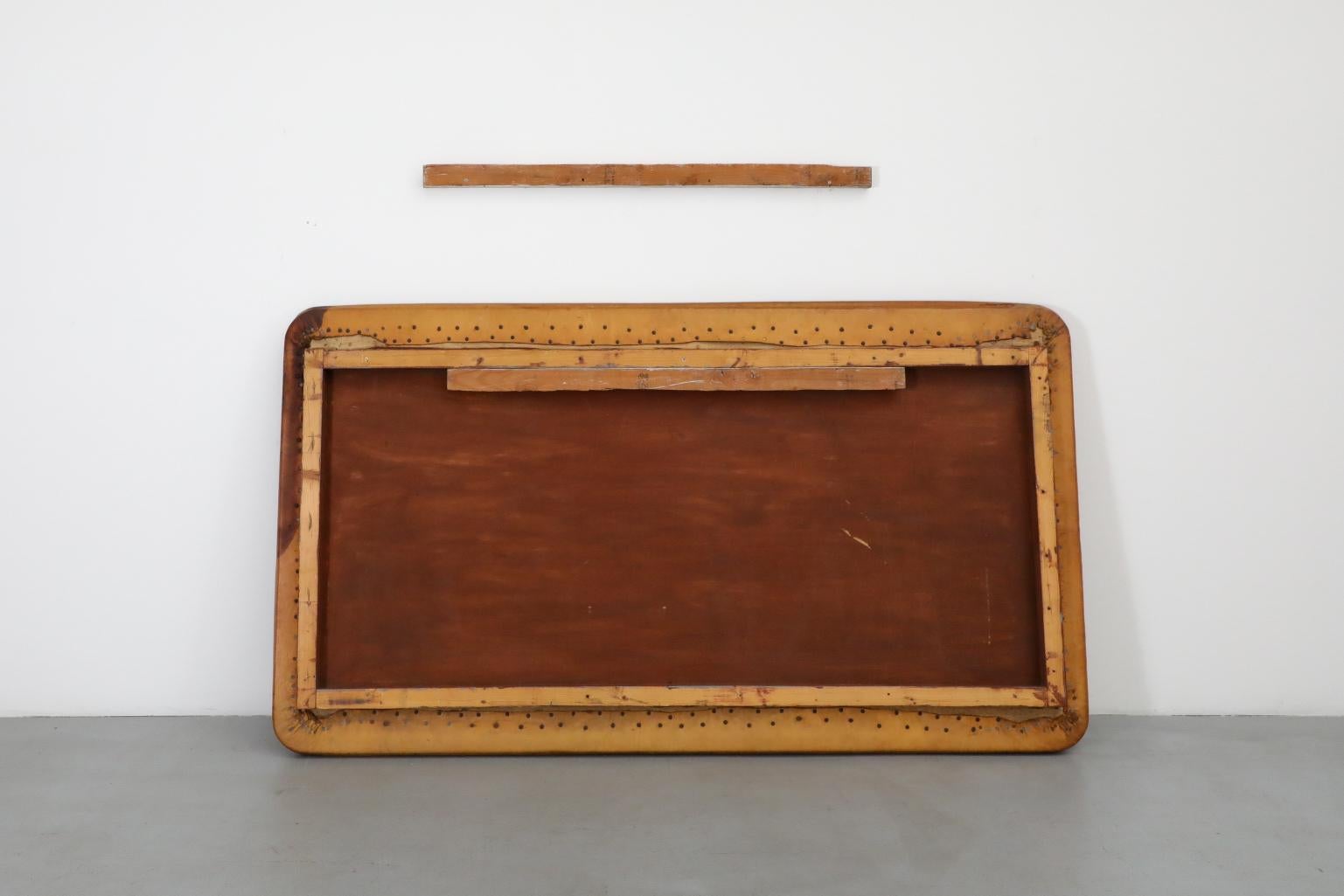 Mid-Century Vintage Gymnastik-Teppich oder Kopfteil aus Leder im Angebot 12
