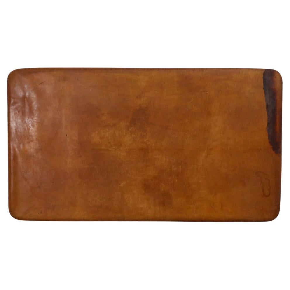 Mid-Century Vintage Gymnastik-Teppich oder Kopfteil aus Leder im Angebot
