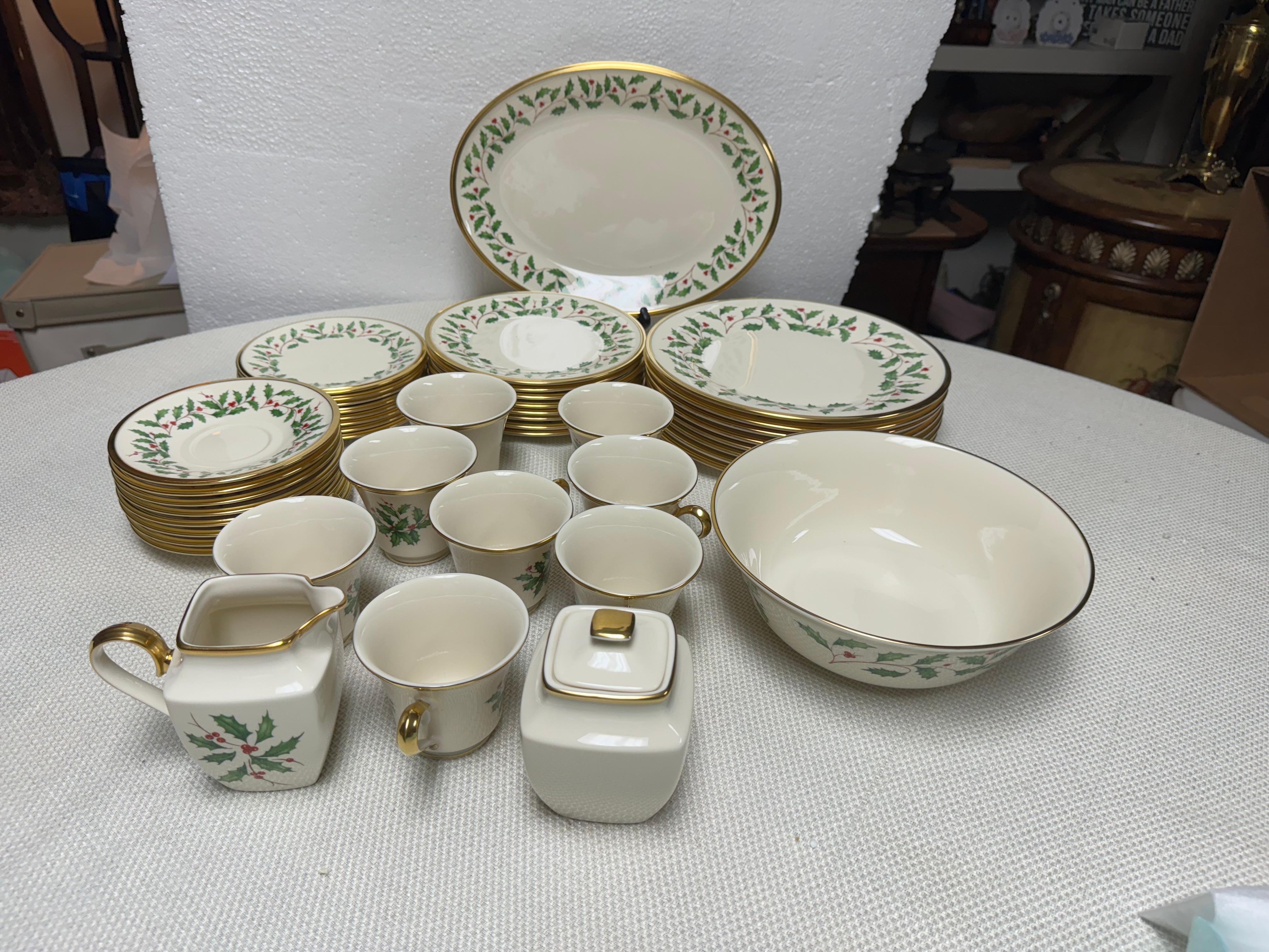 Vintage Lenox Urlaubs-Esszimmer-Set für 8 Personen, Mid-Century (Amerikanische Klassik) im Angebot