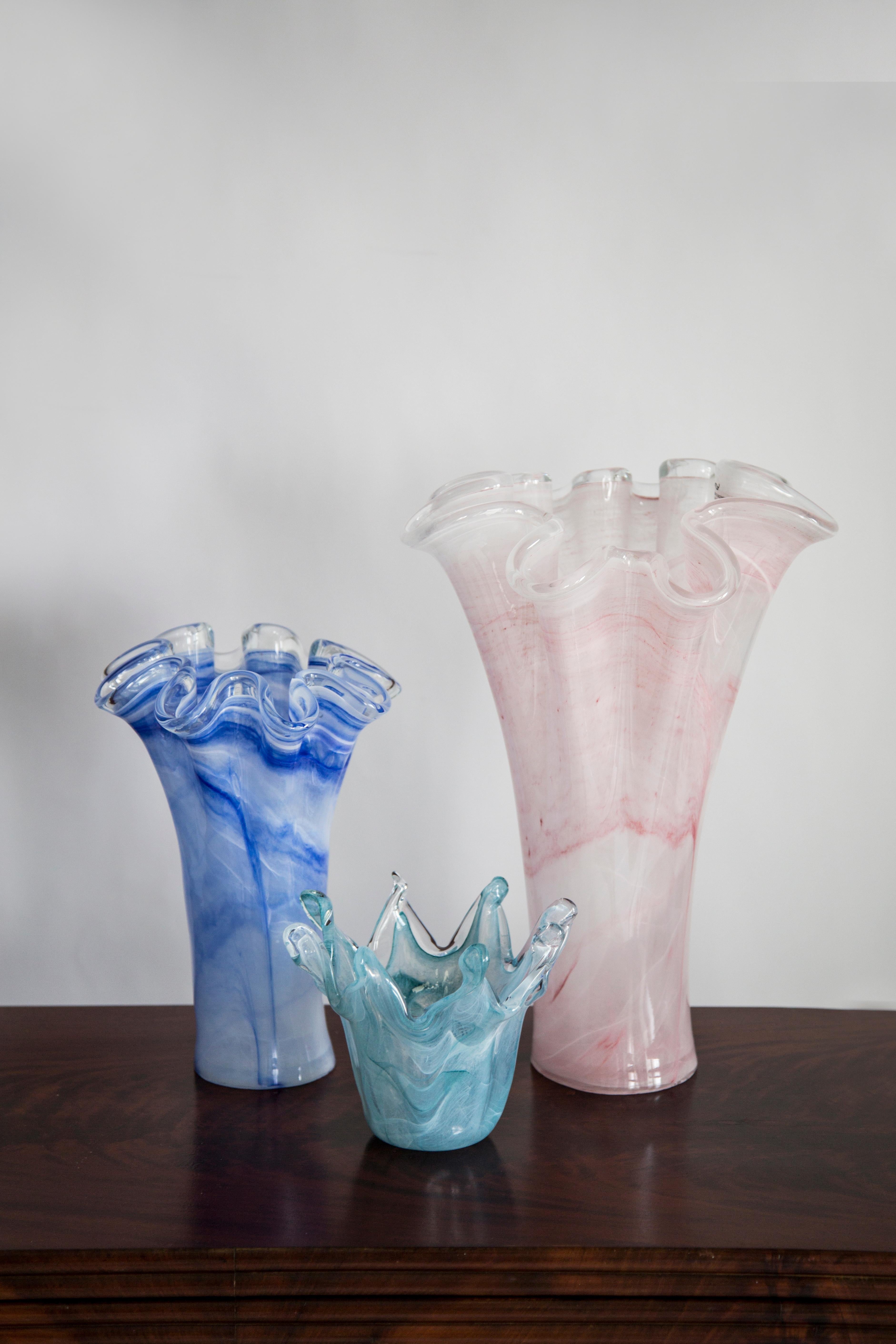 Mid-Century moderno Vaso di vetro di Murano di metà secolo, Italia, anni 2000 in vendita