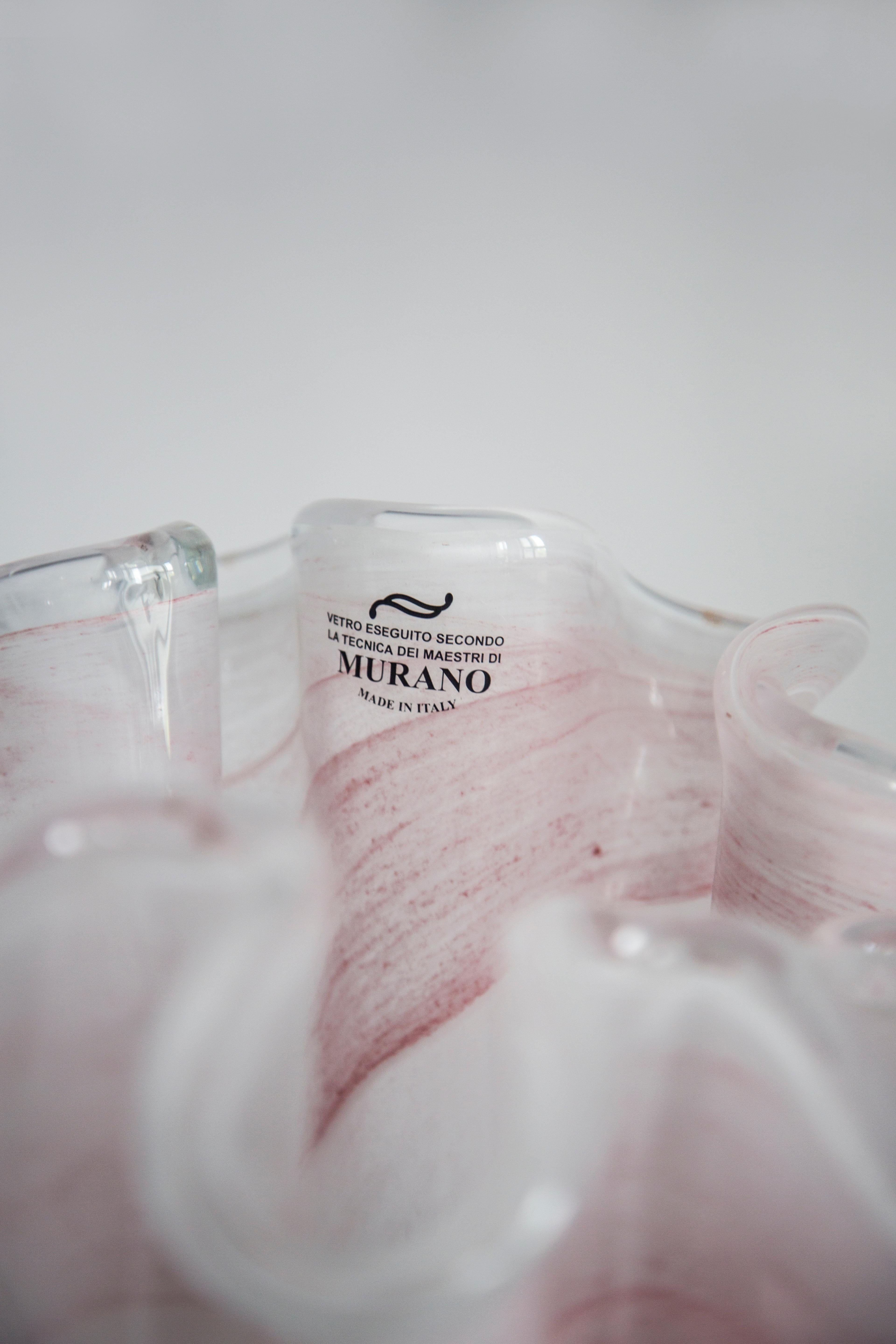 XX secolo Vaso di vetro di Murano di metà secolo, Italia, anni 2000 in vendita