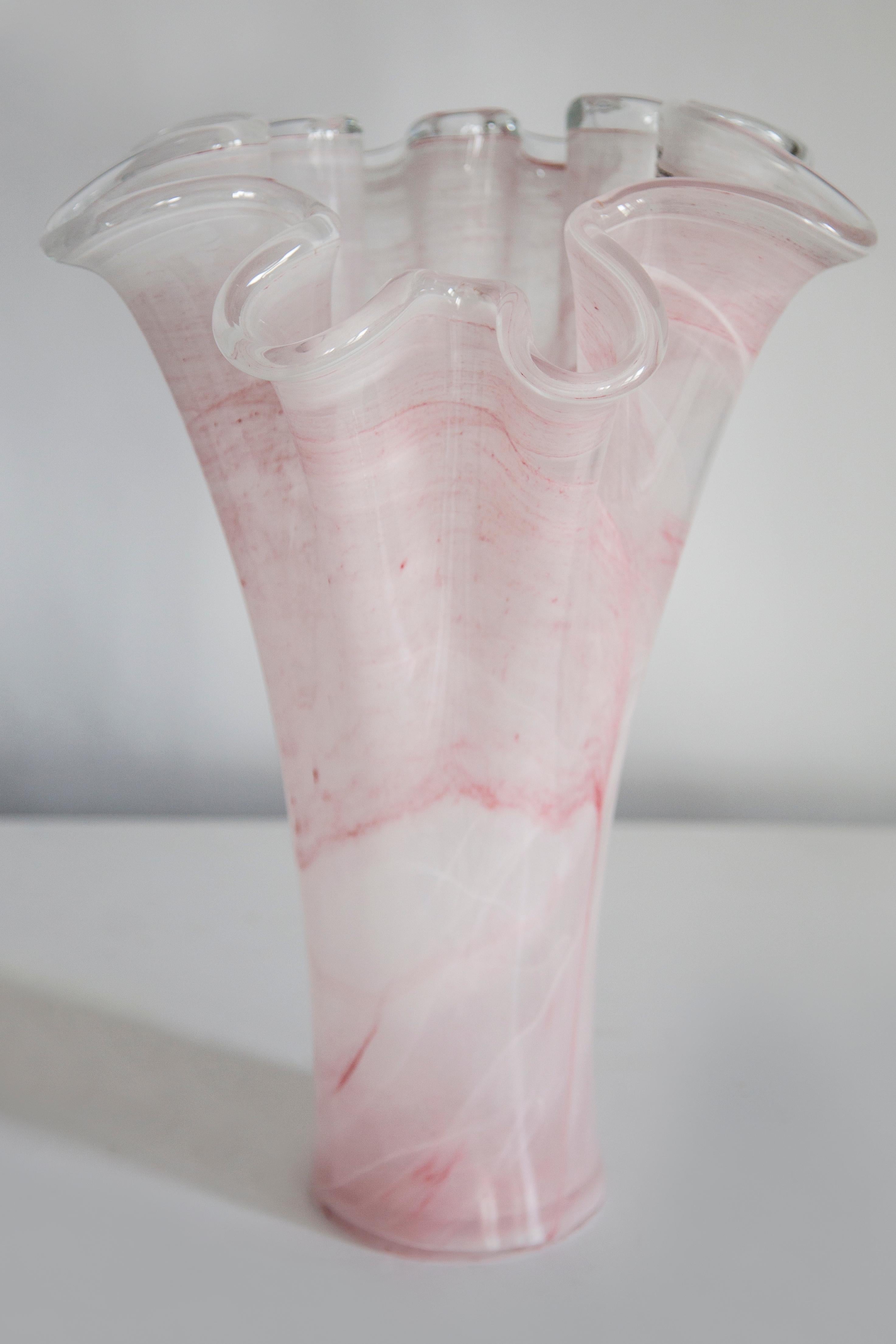 Vaso di vetro di Murano di metà secolo, Italia, anni 2000 in vendita 1