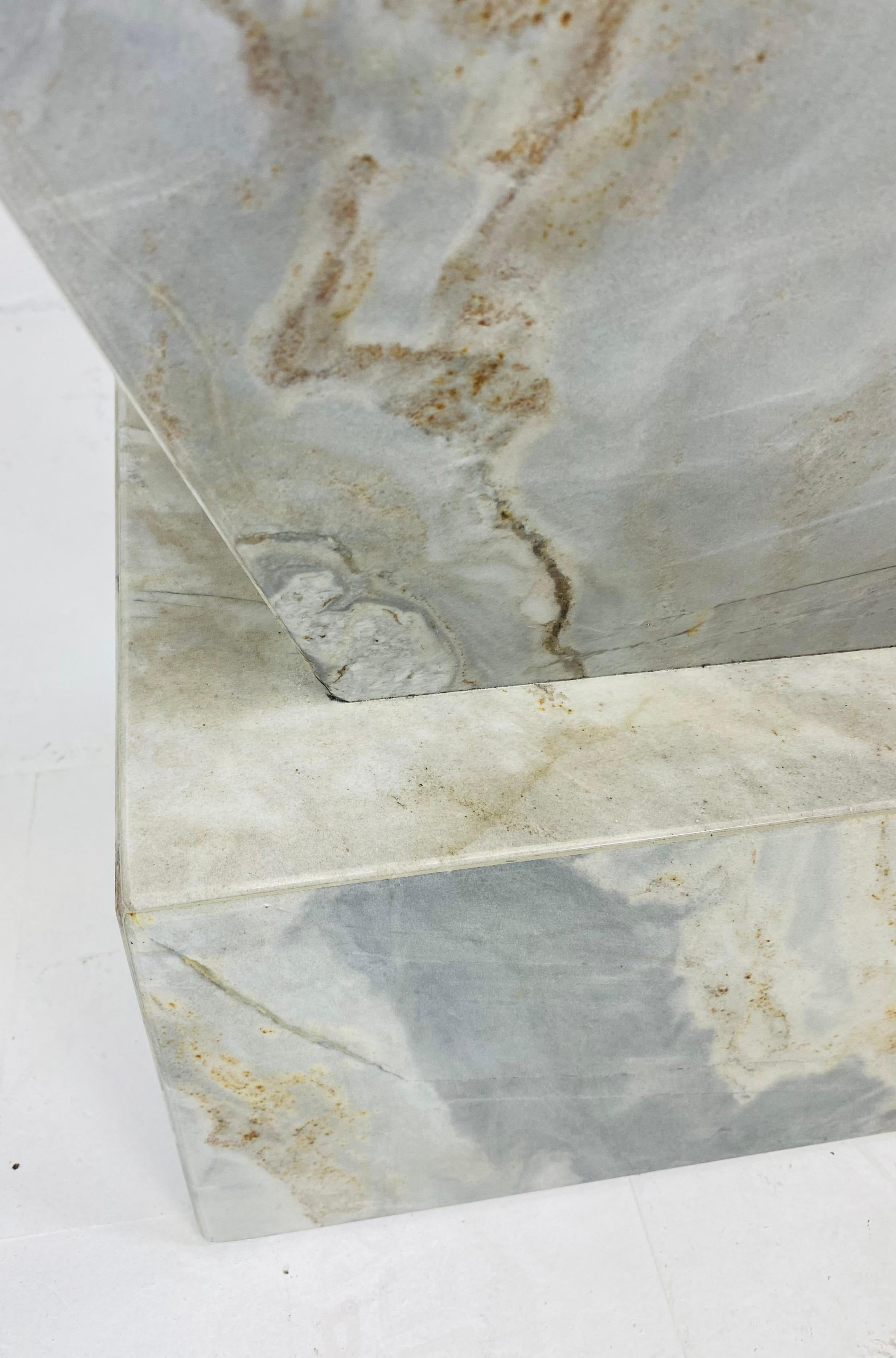 Table en marbre vintage moderne du milieu du siècle dernier. en vente 1