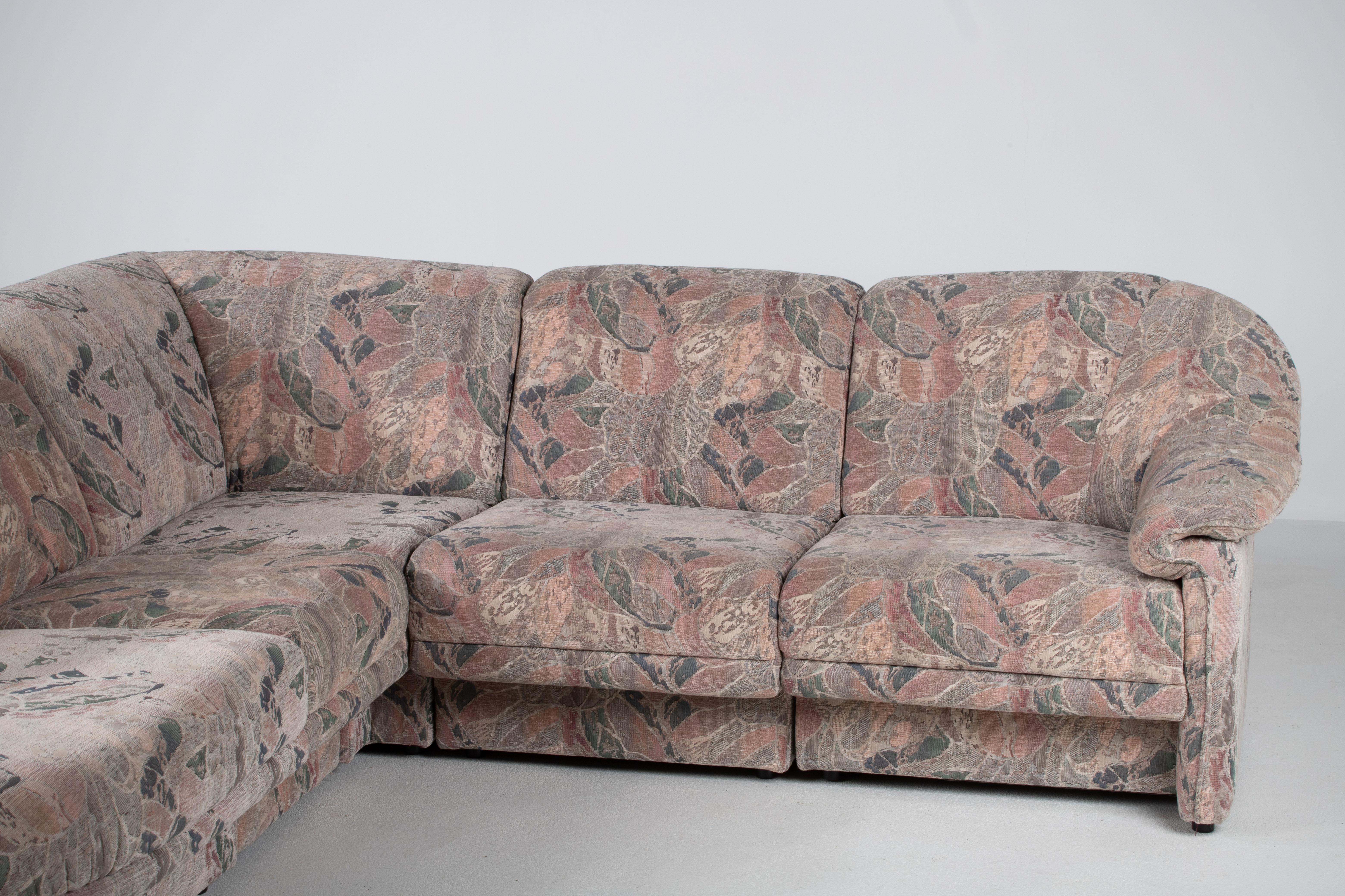 Mid-Century Vintage Modular Sectional Sofa Suite, France, 1960 For Sale 1