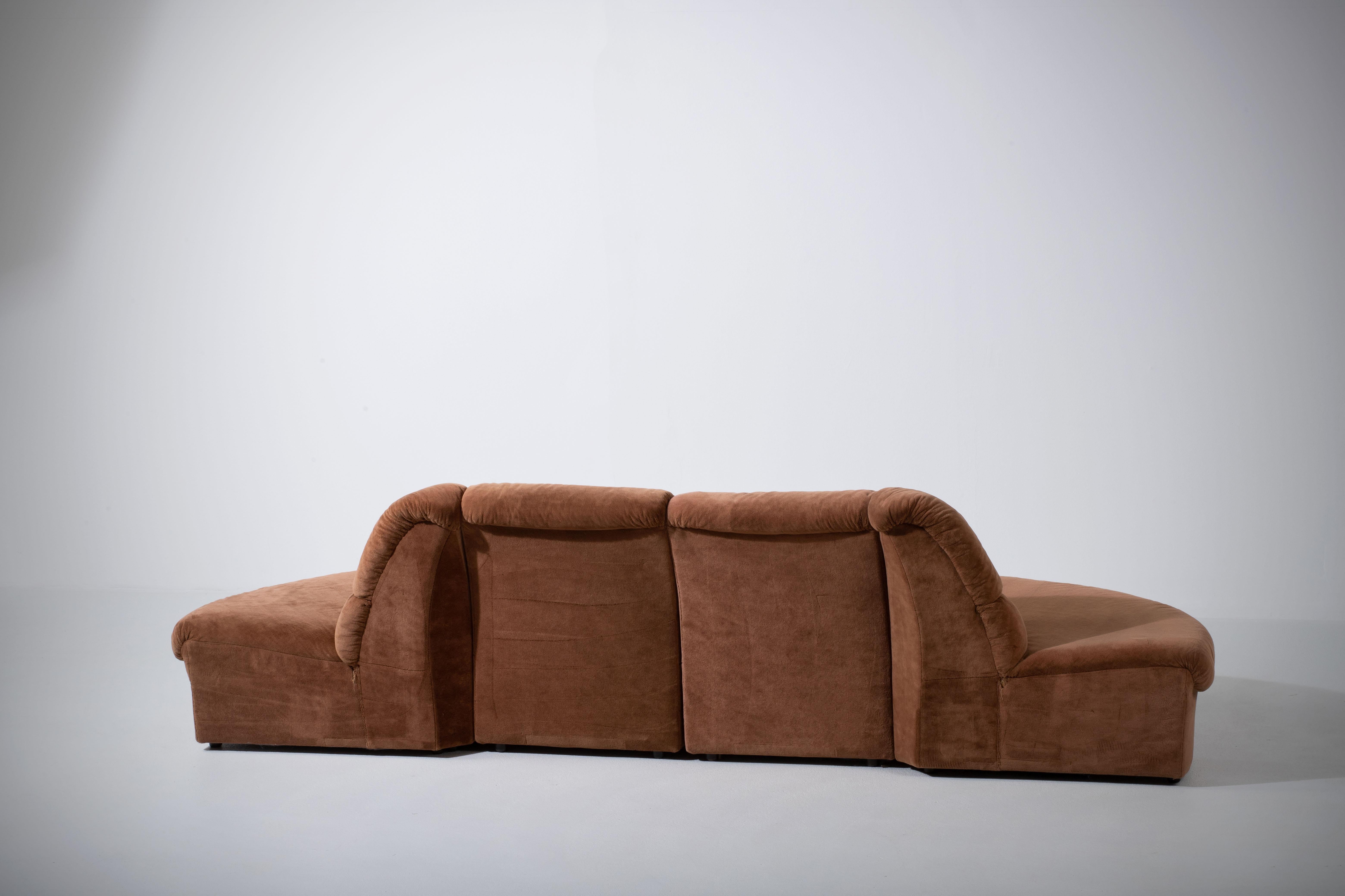 Mid-Century Vintage Modular Sectional Sofa Suite, France, 1970 For Sale 2