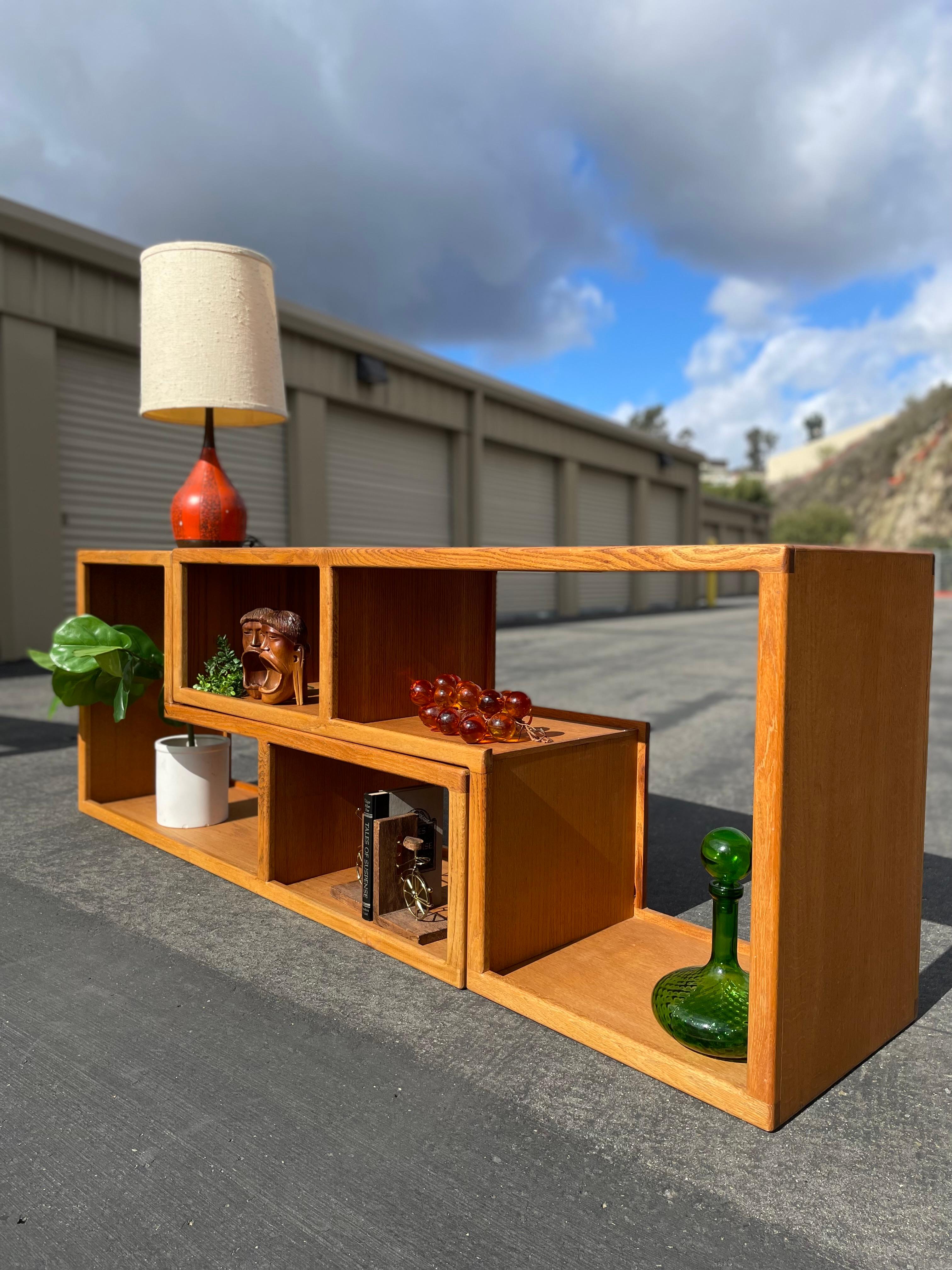Late 20th Century Mid Century Vintage Modular Shelves