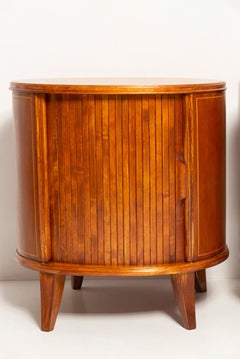 Midcentury Vintage Night Table, Beechwood, Europe, 1960s