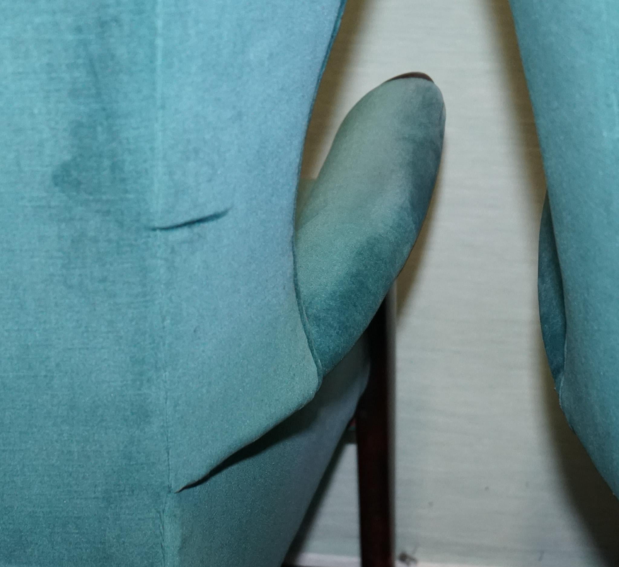 Paire d'armoires en toile bleue PARER KNOLL FROXFIELD du milieu du siècle dernier en vente 3