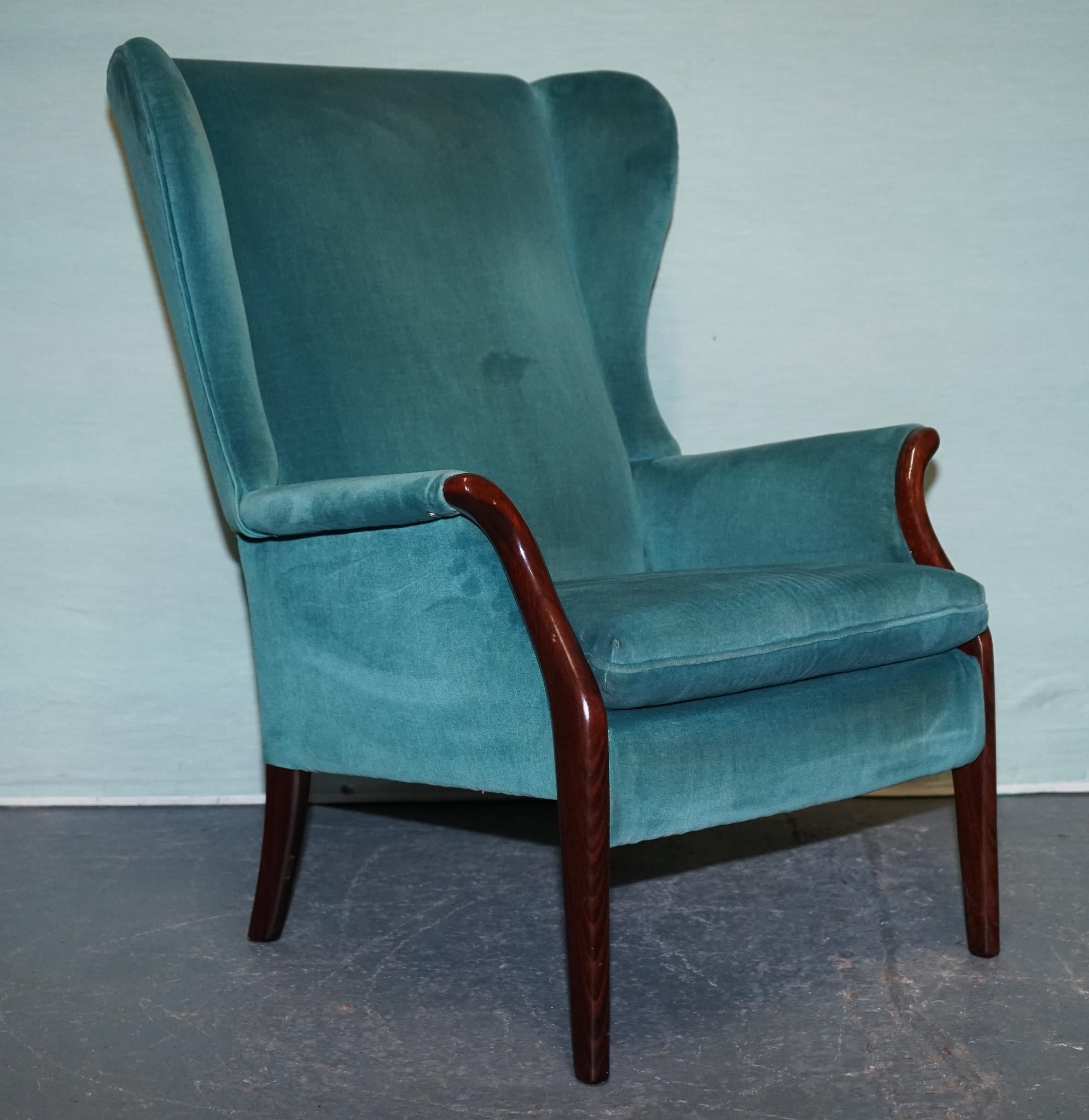 Paire d'armoires en toile bleue PARER KNOLL FROXFIELD du milieu du siècle dernier en vente 5