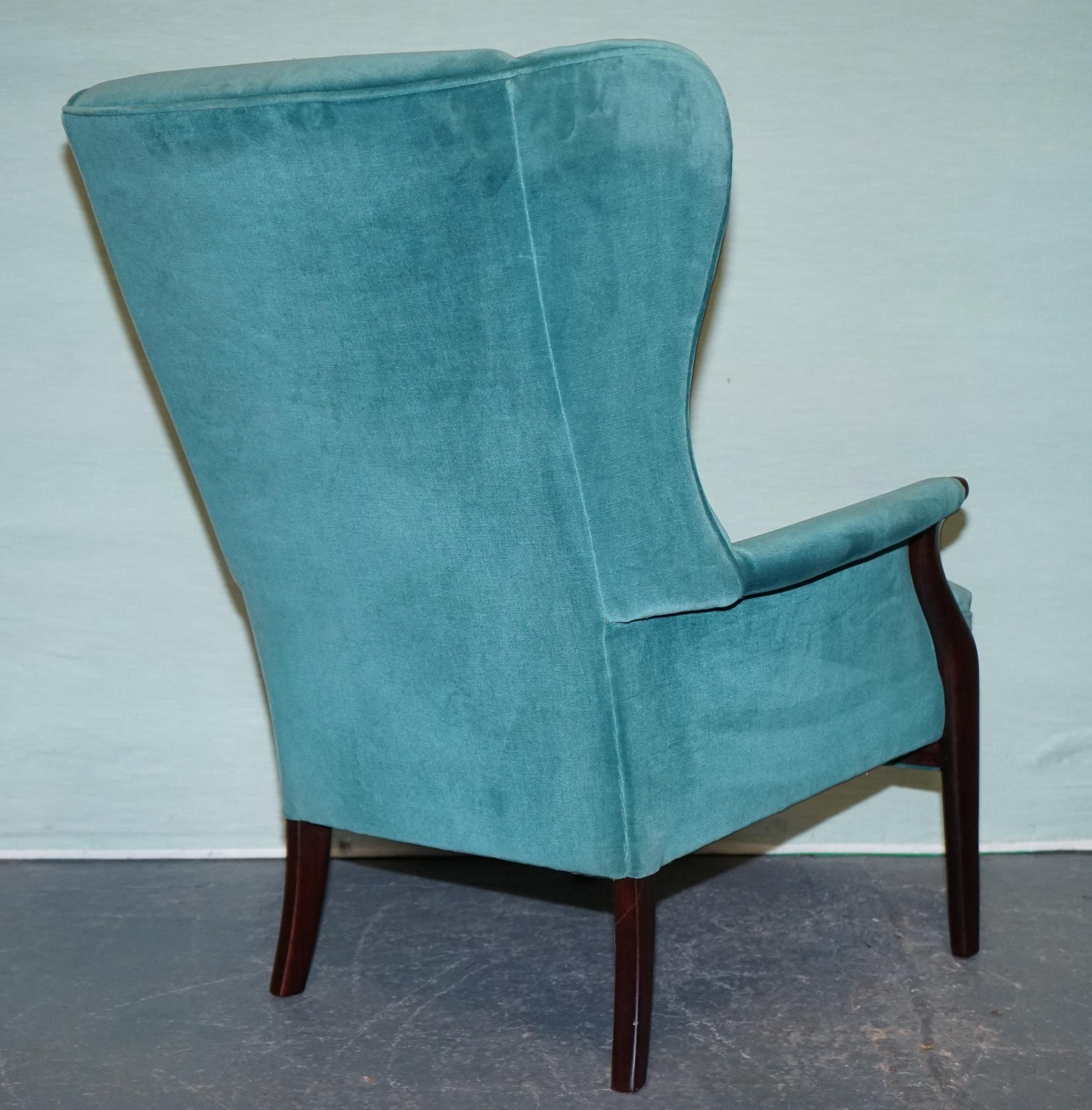 Britannique Paire d'armoires en toile bleue PARER KNOLL FROXFIELD du milieu du siècle dernier en vente